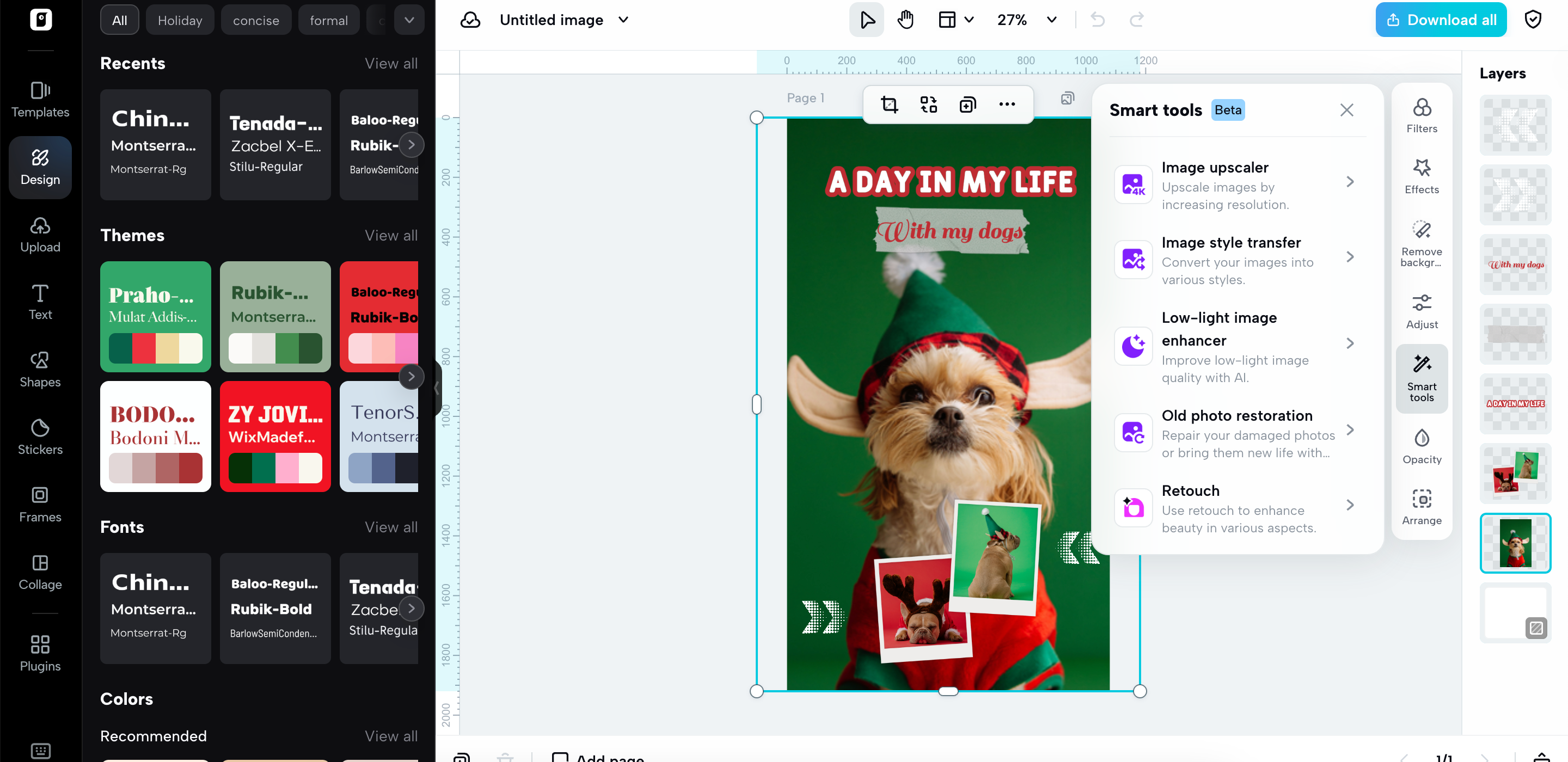Advance editing features