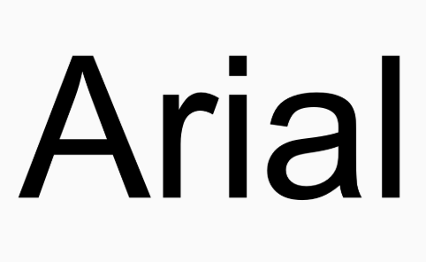 Шрифт Arial