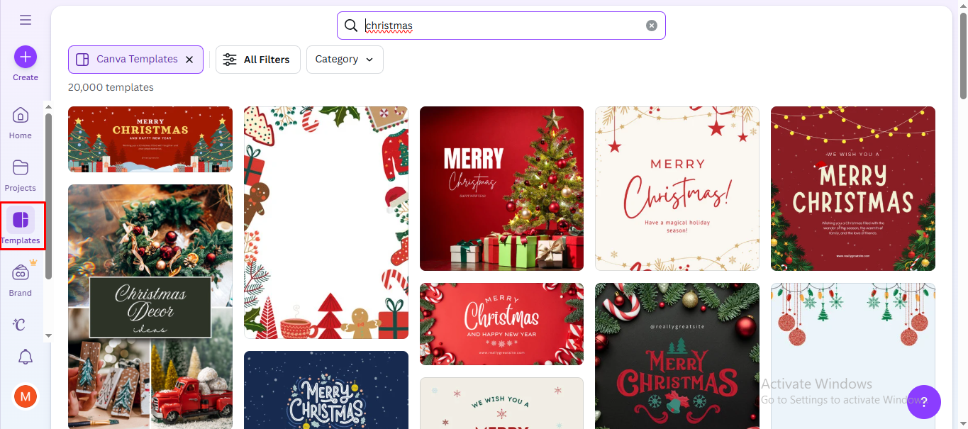 Canva- the best tool to get Facebook Christmas cover photos