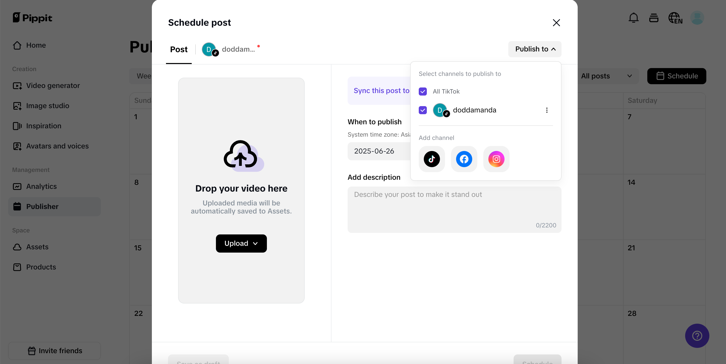 Seamless publishing across platforms