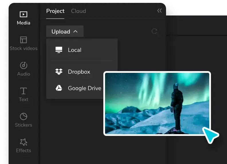 I-import ang iyong footage