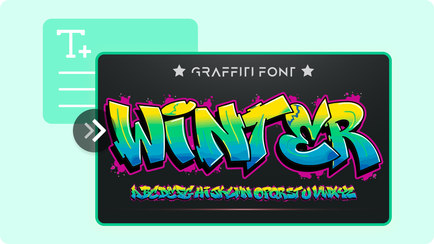 Criar fonte de graffiti