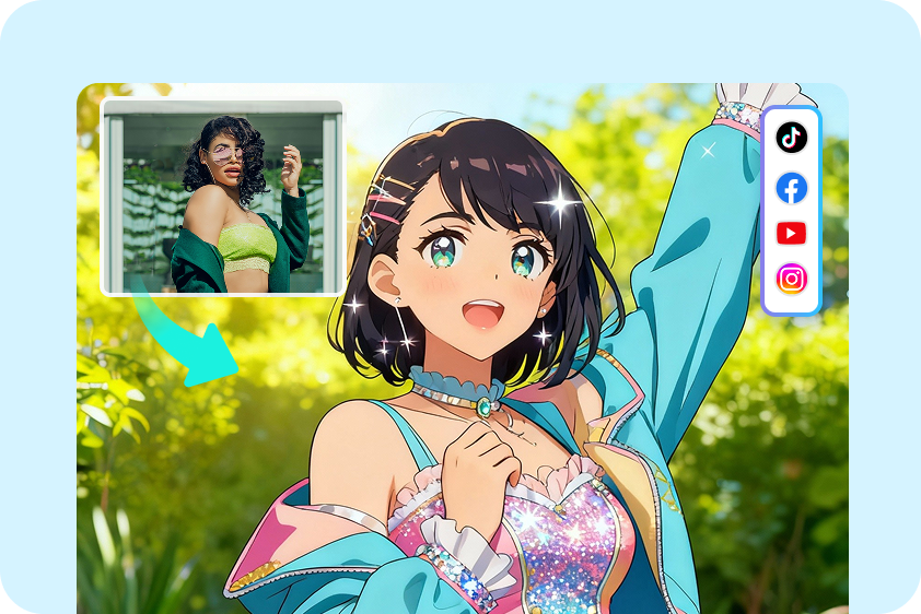 Create anime avatars in Hoshino AI style