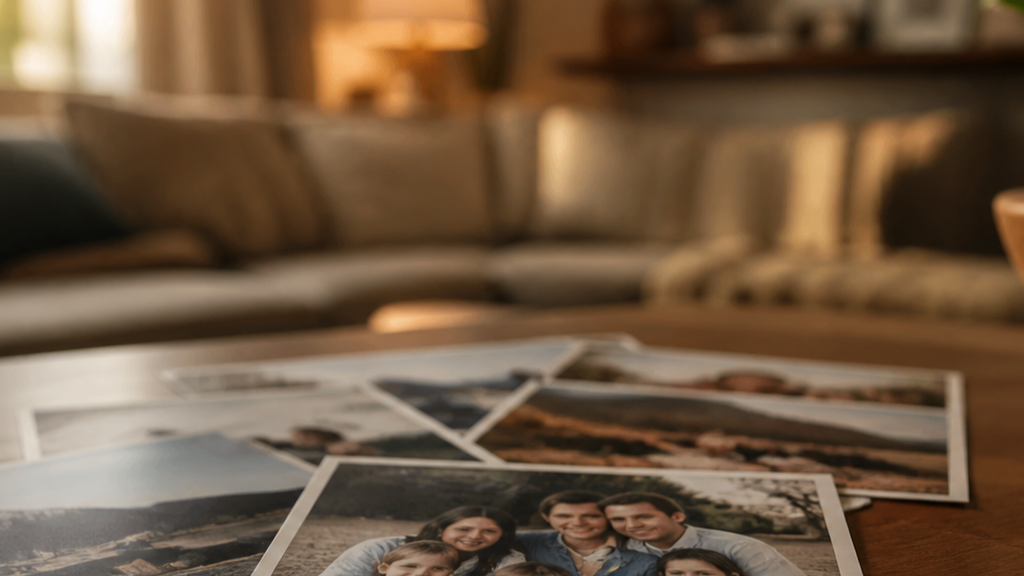 Photo Transitions Video prompt 2 original 16:9 visual