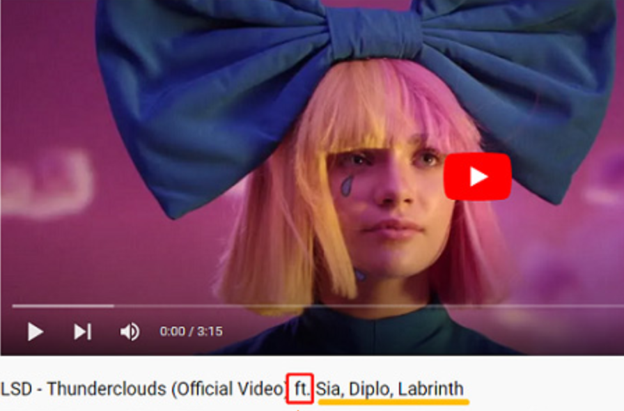 What is Ft. full form on YouTube