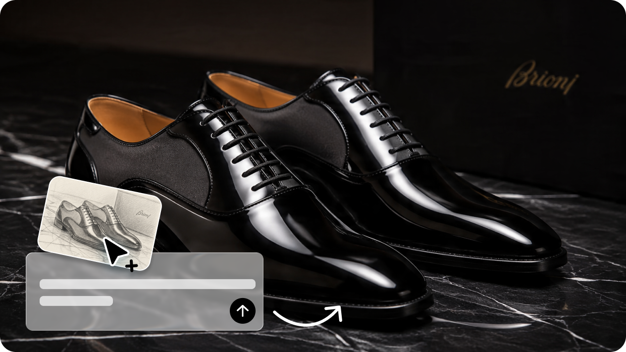 Convert any rough sketch into a customized shoe design