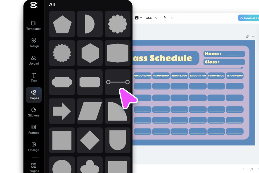 Cutomize according to your requirements