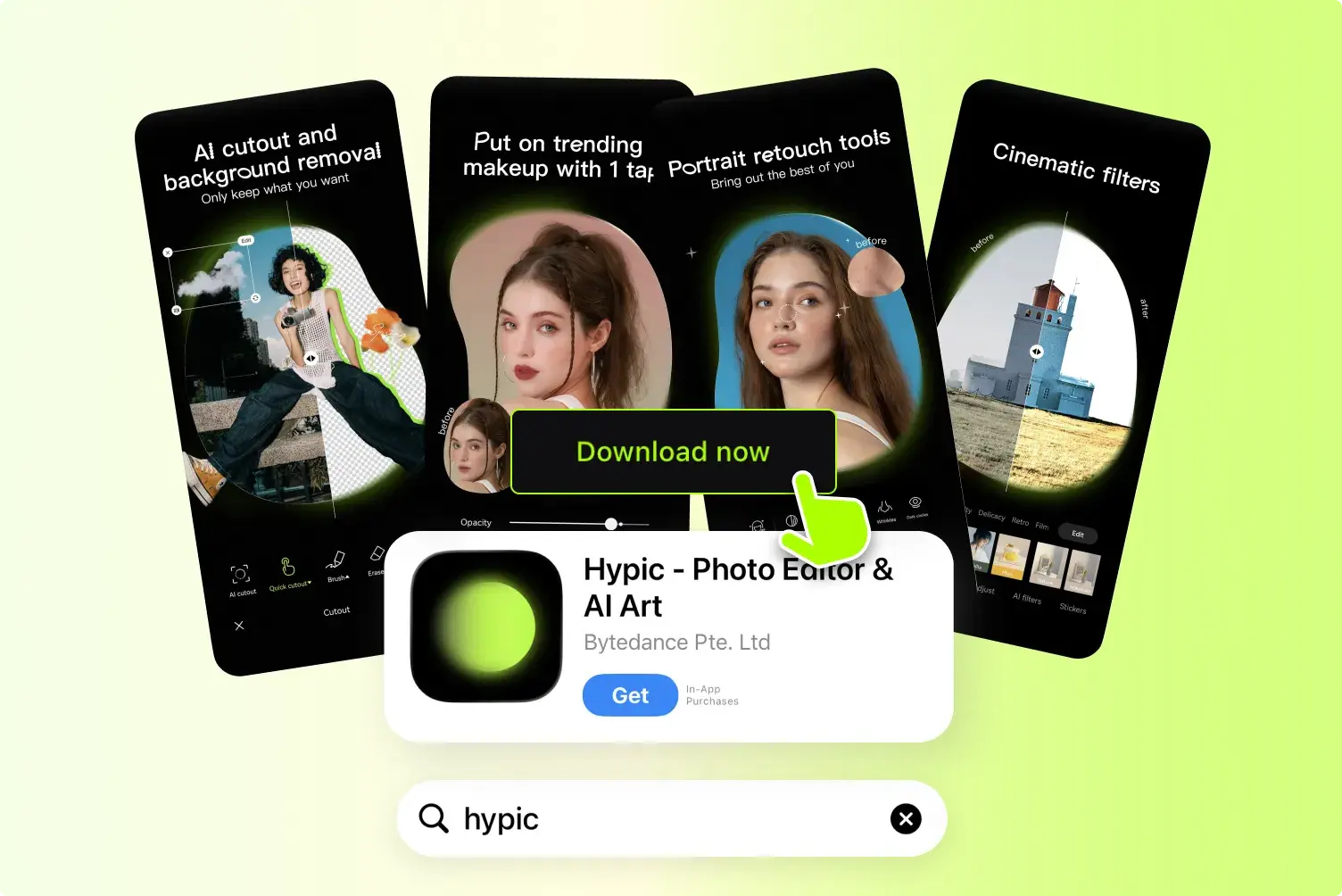 Install Hypic on a supported phone before creating a pixel-art image