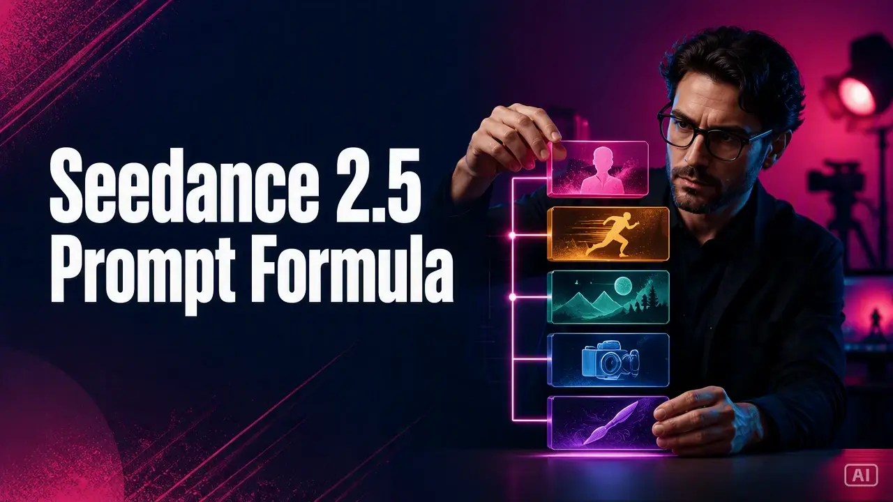 Editorial cover for Seedance 2.5 Prompt Formula