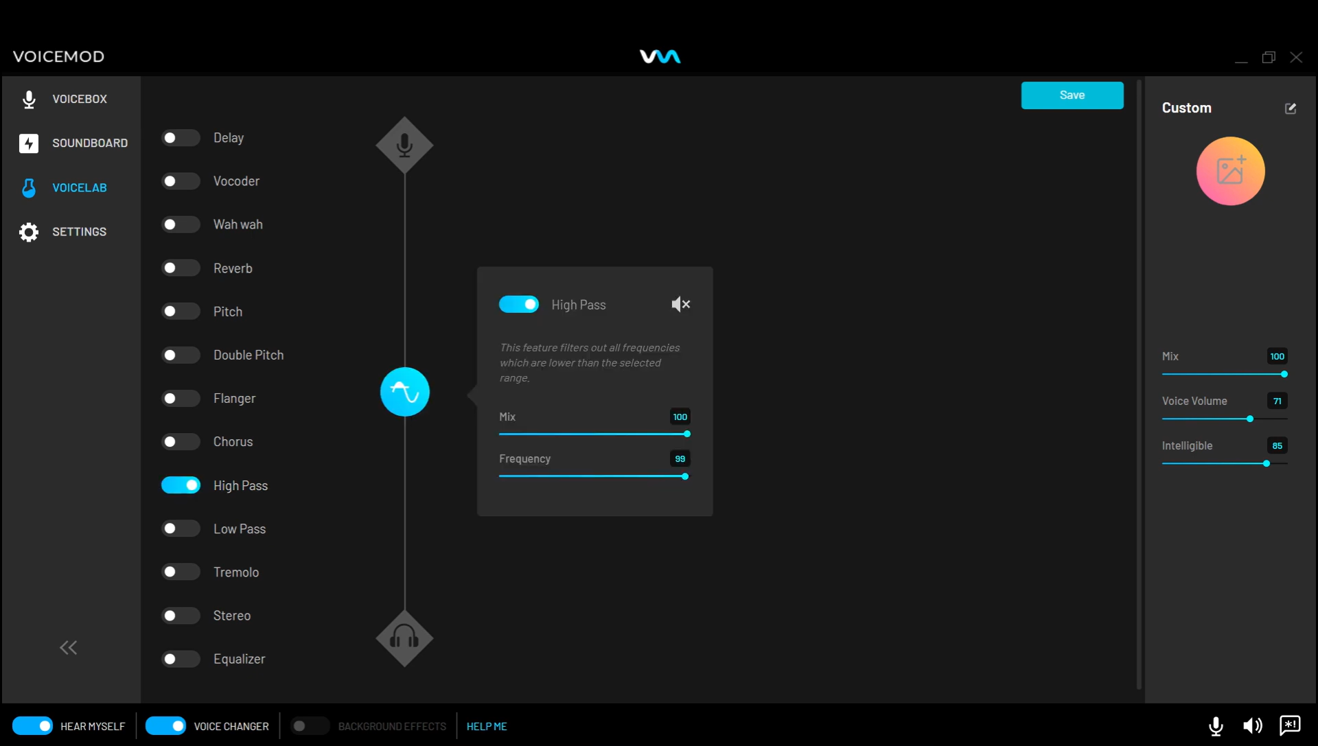 Etkilerle denemelere başlayın.