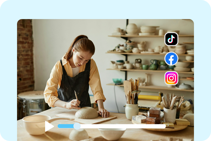 إنشاء محتوى وسائل التواصل الاجتماعي