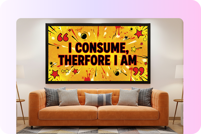 Aesthetic wall art for print decor