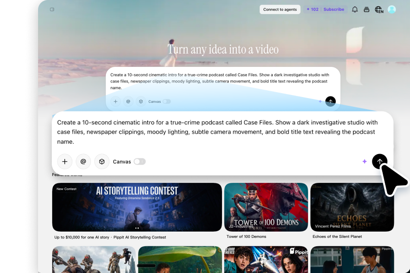 Step 1: Set up your podcast intro scene