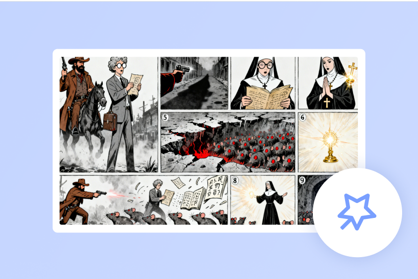  develop a distinct comic identity