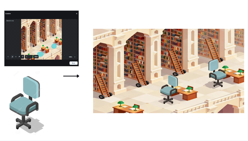 Interactive editing feature in Dreamina