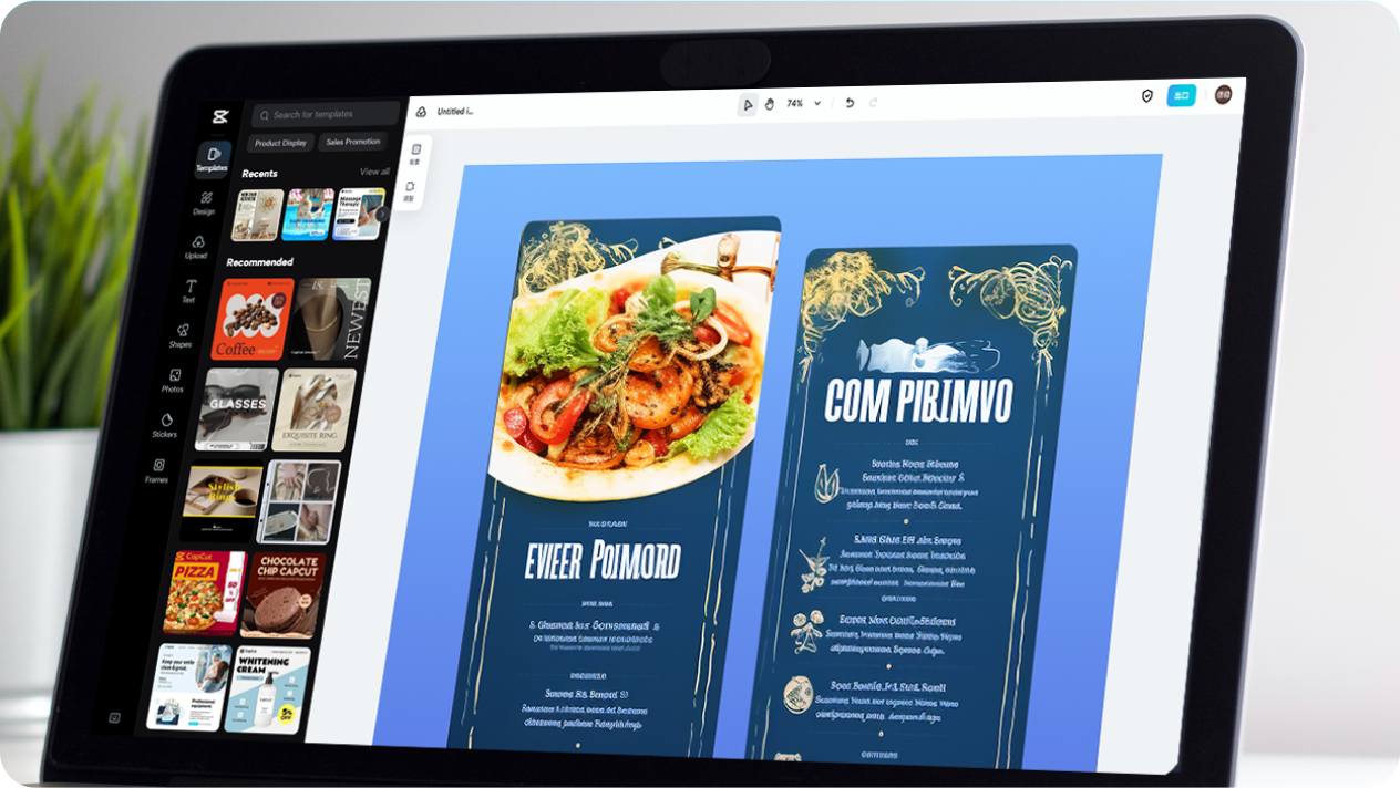 Rack Card Design: Gepersonaliseerd en aangepast ontwerp met CapCut