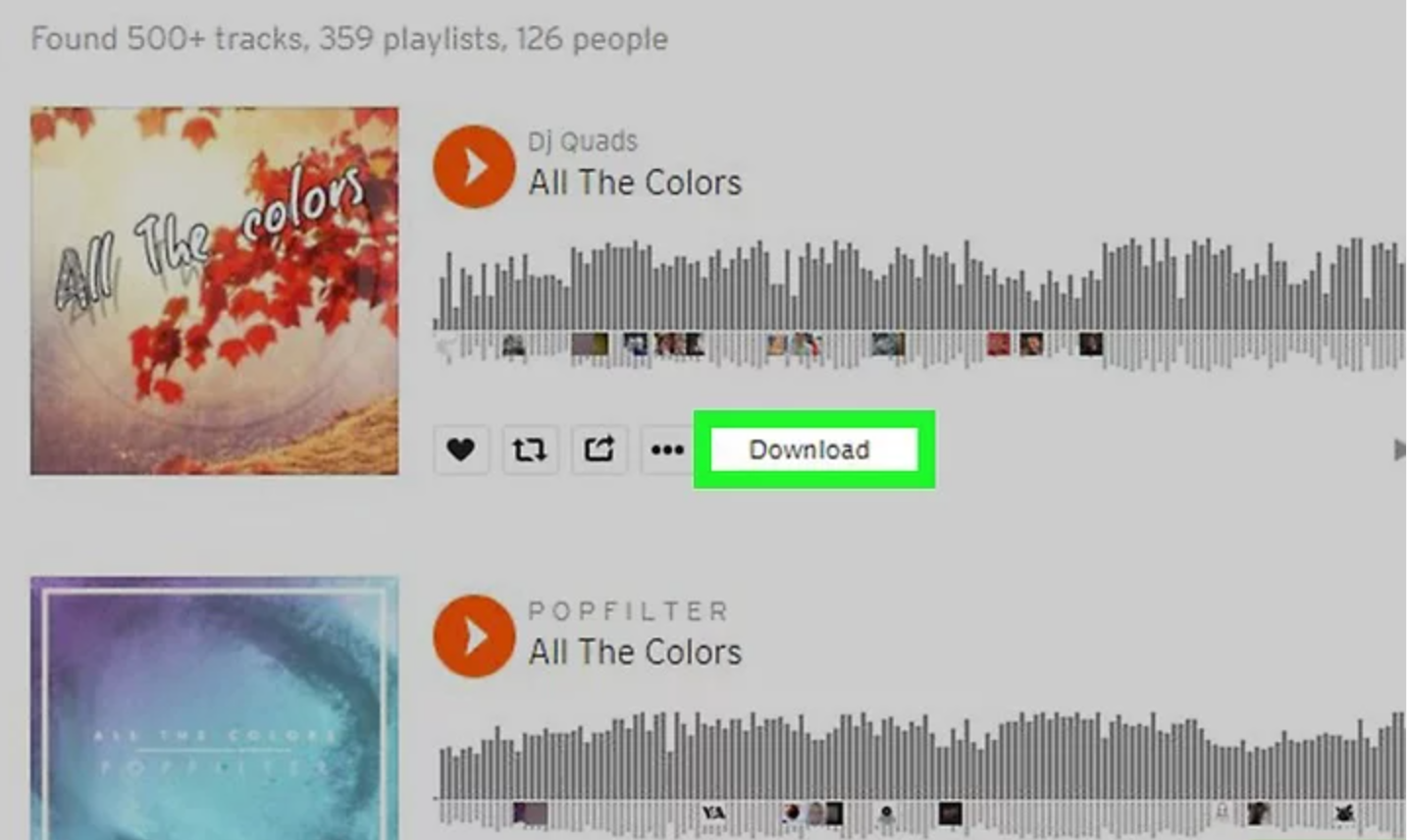 Kuinka ladata musiikkia SoundCloudista