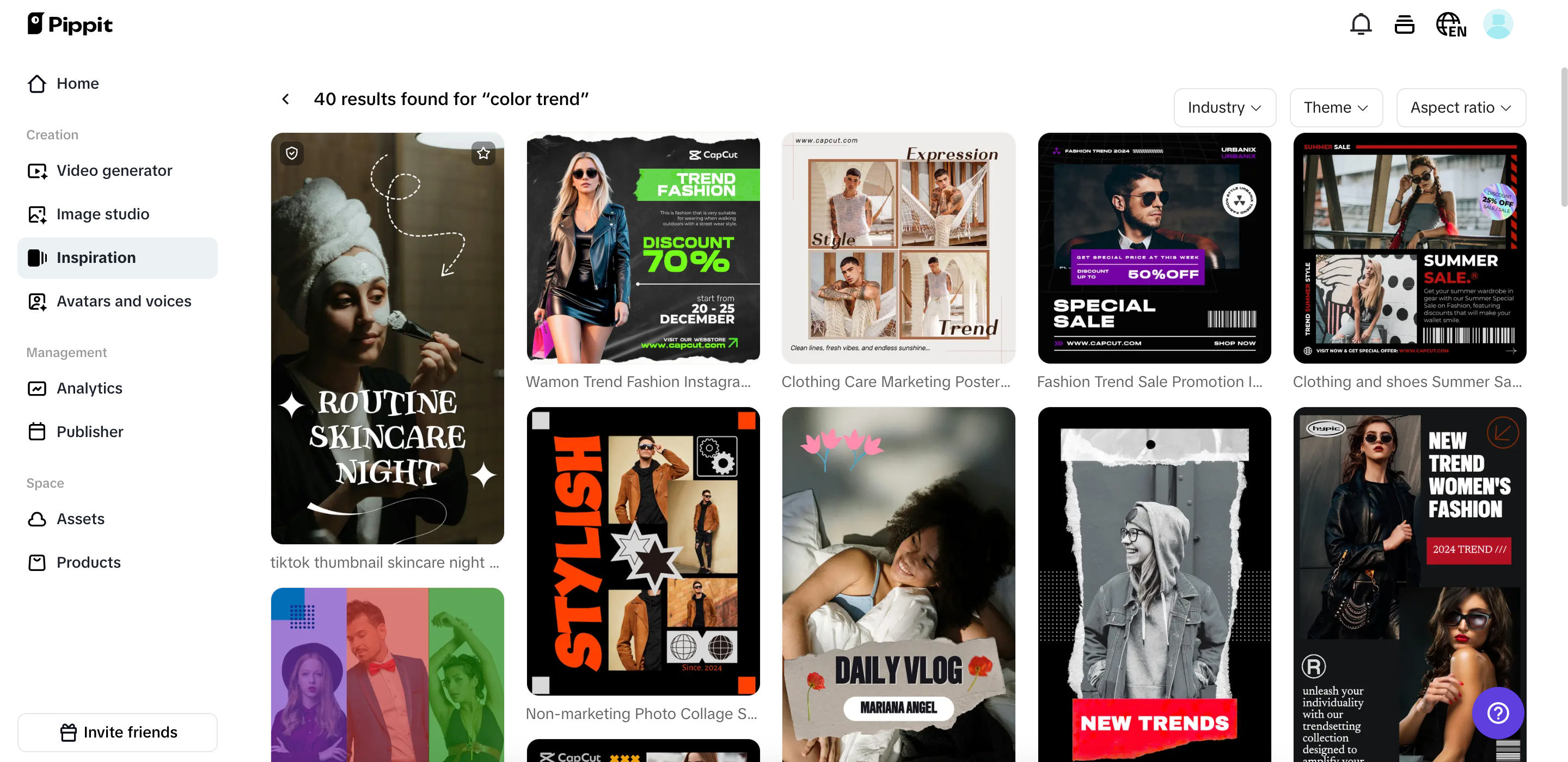 Customizable templates