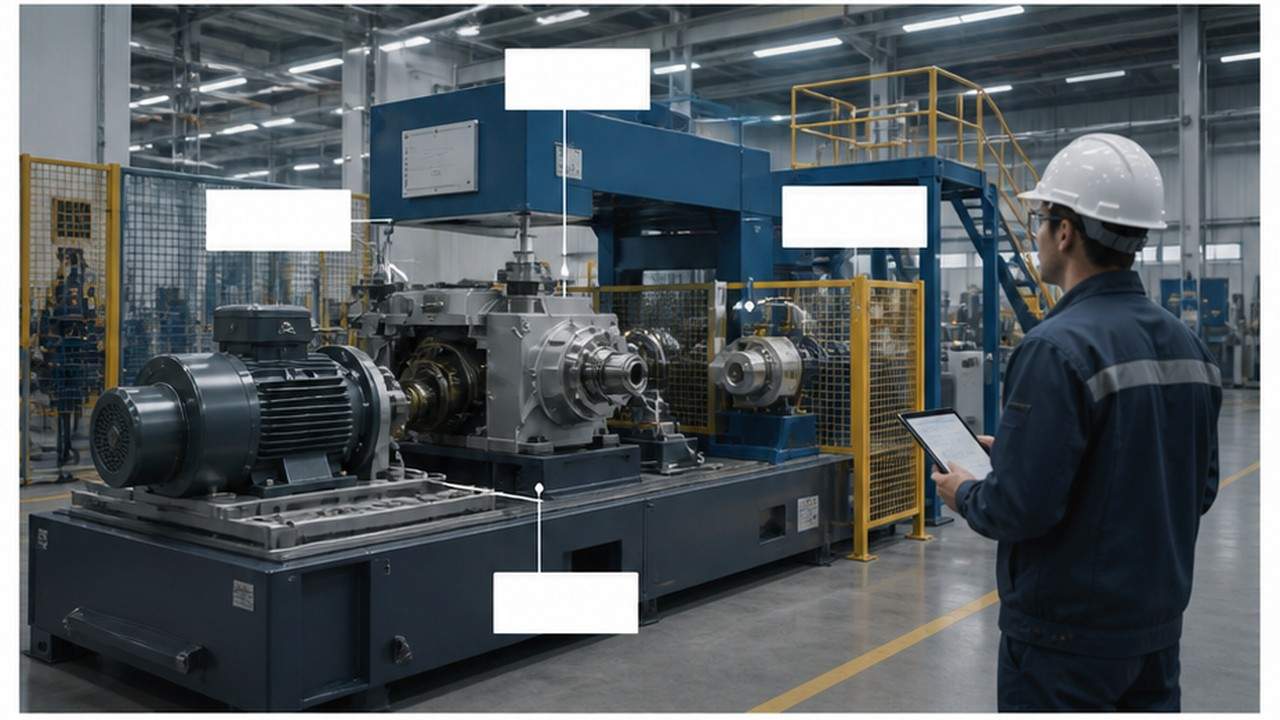 Industrial product video shot planning with machinery details