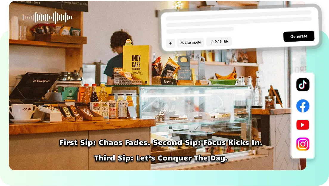 Turn hooks into social content