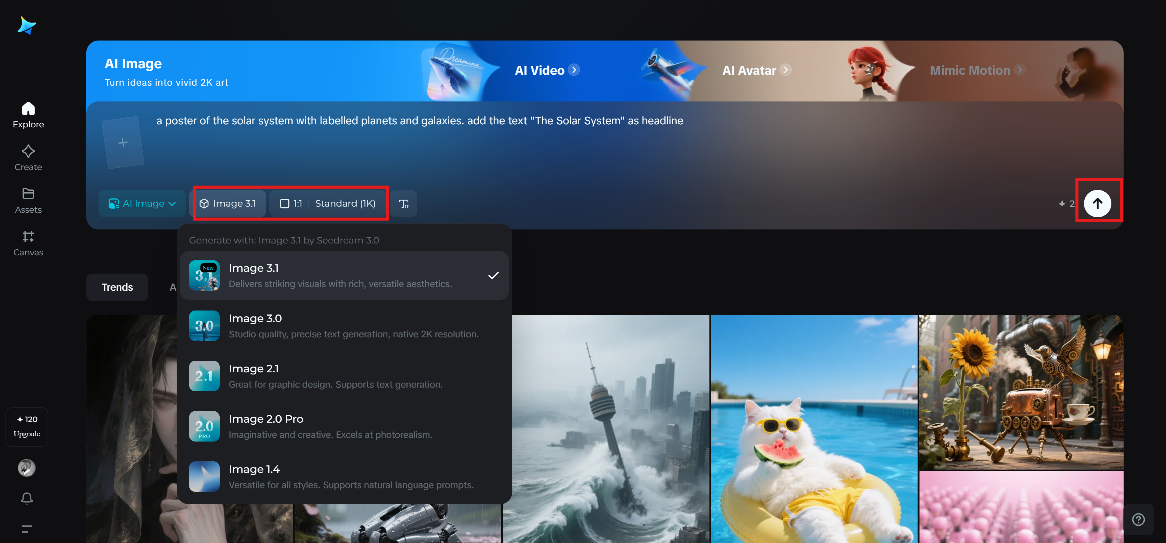 Dreamina: Template ng poster pang-edukasyon