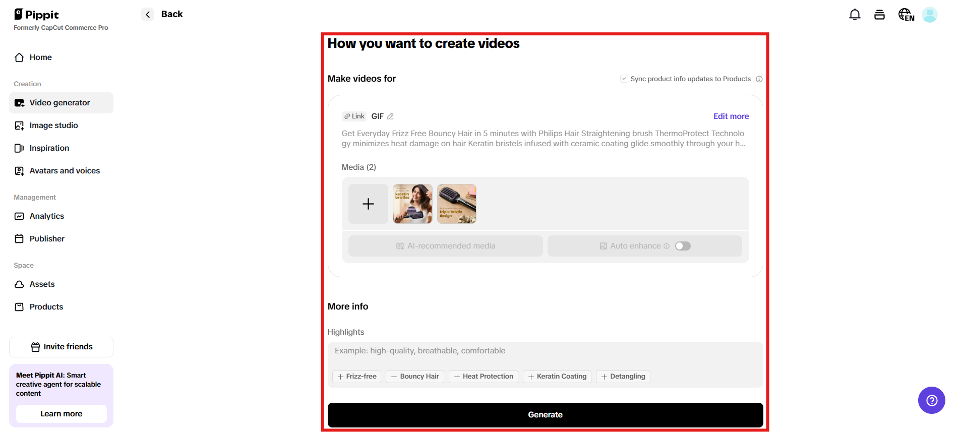 How you want to create videos