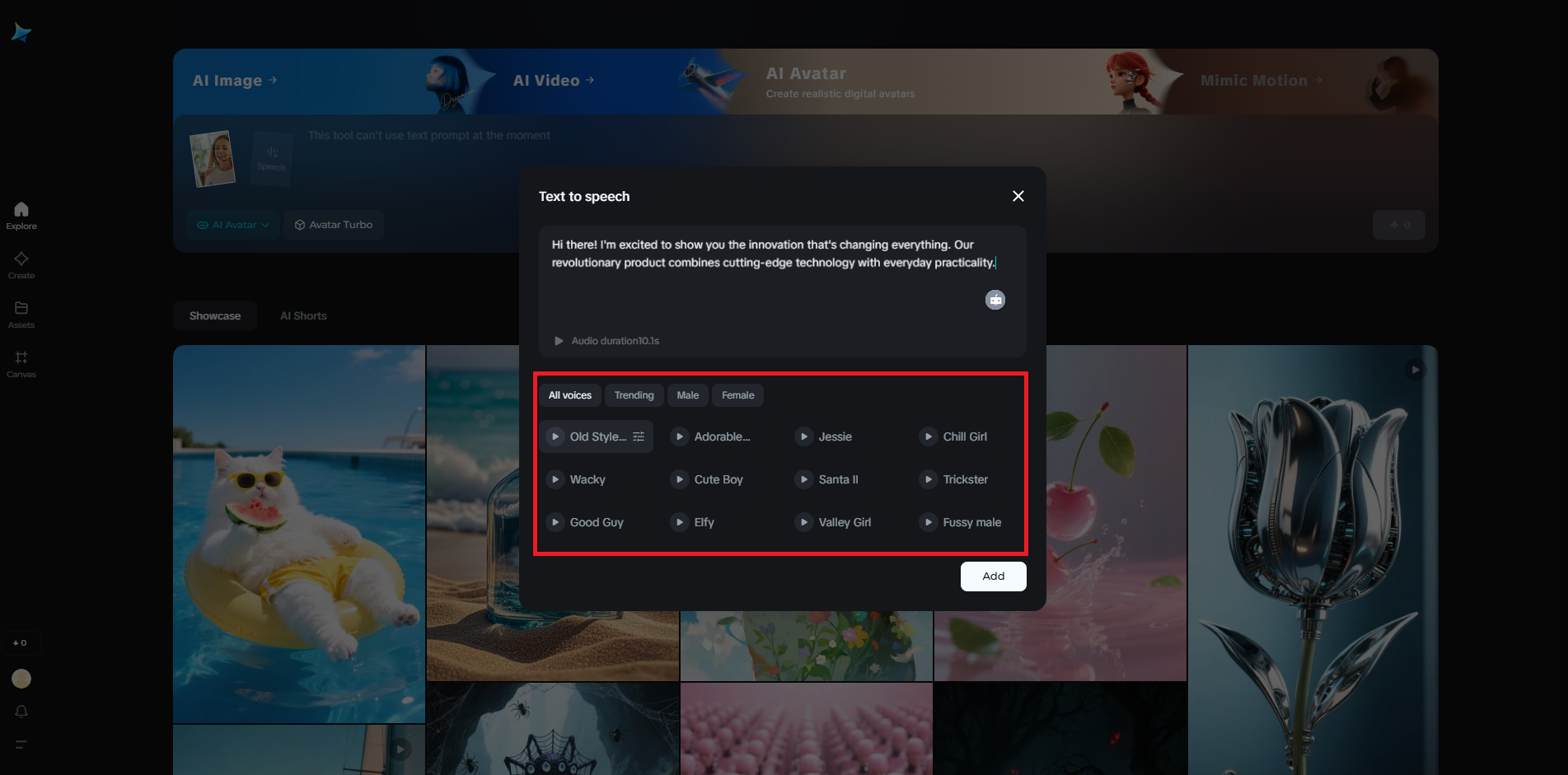 Nhà tạo video quảng cáo