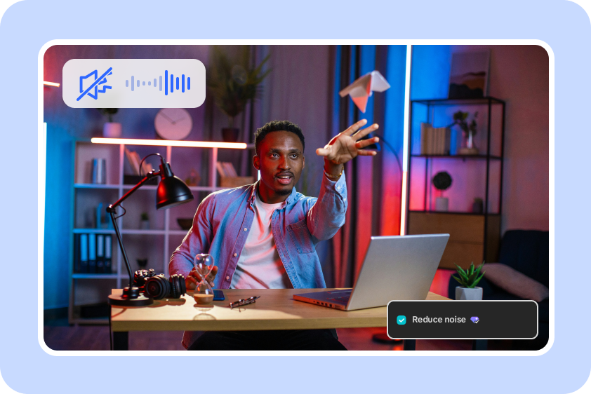 Enhancing voice clarity using CapCut AI filters