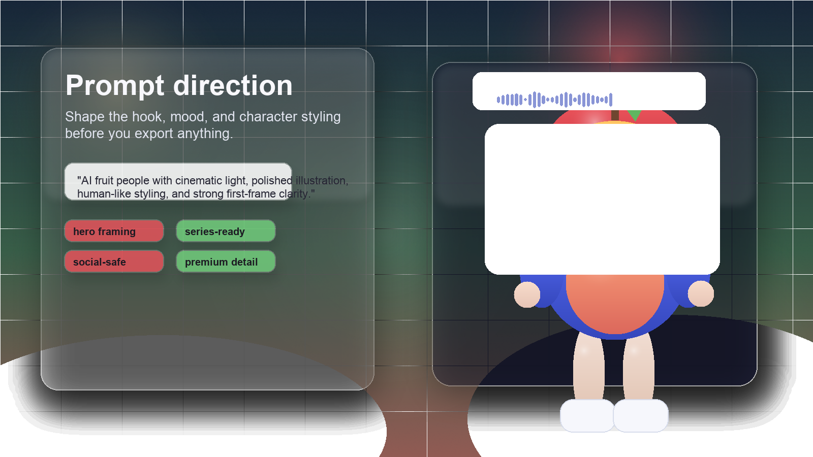 Ai Fruit People premium feature visual 1