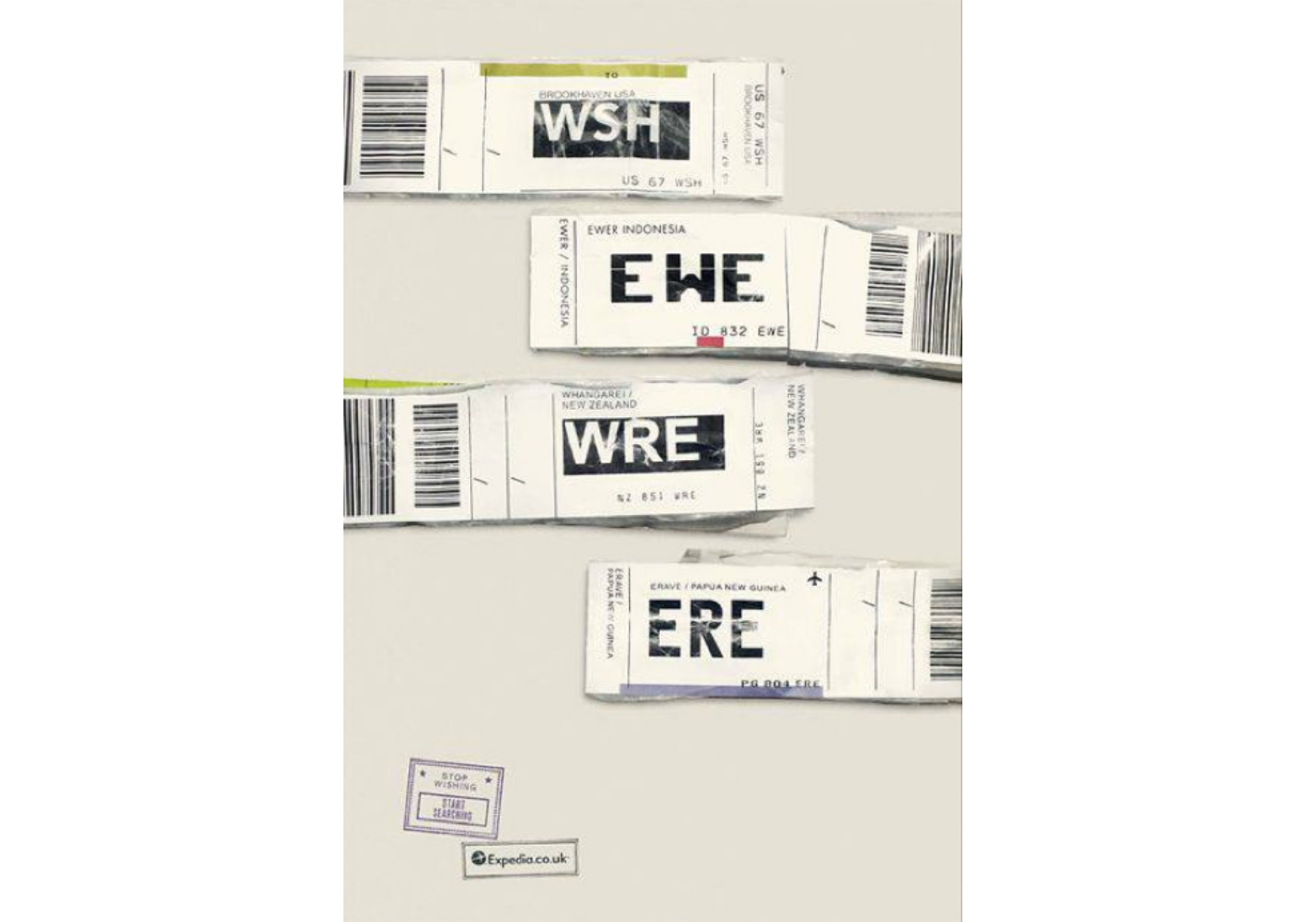 Expedia - a famous magazine ad