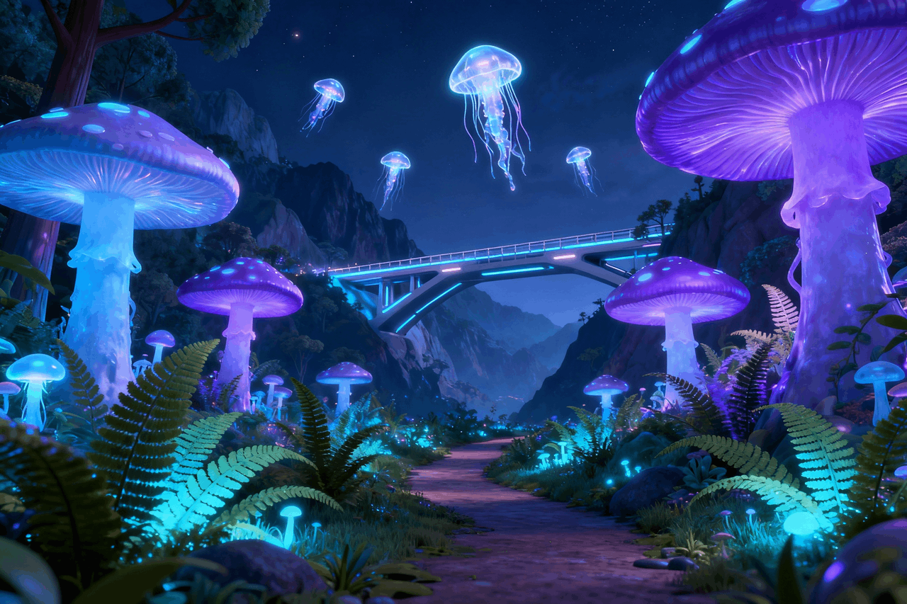 A dreamy fantasy world