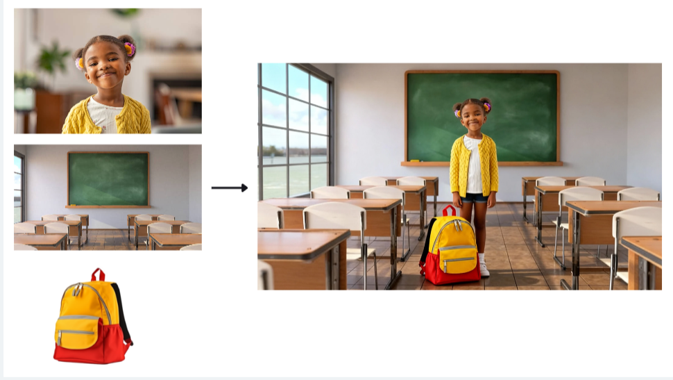 Multi-image fusion feature in Dreamina