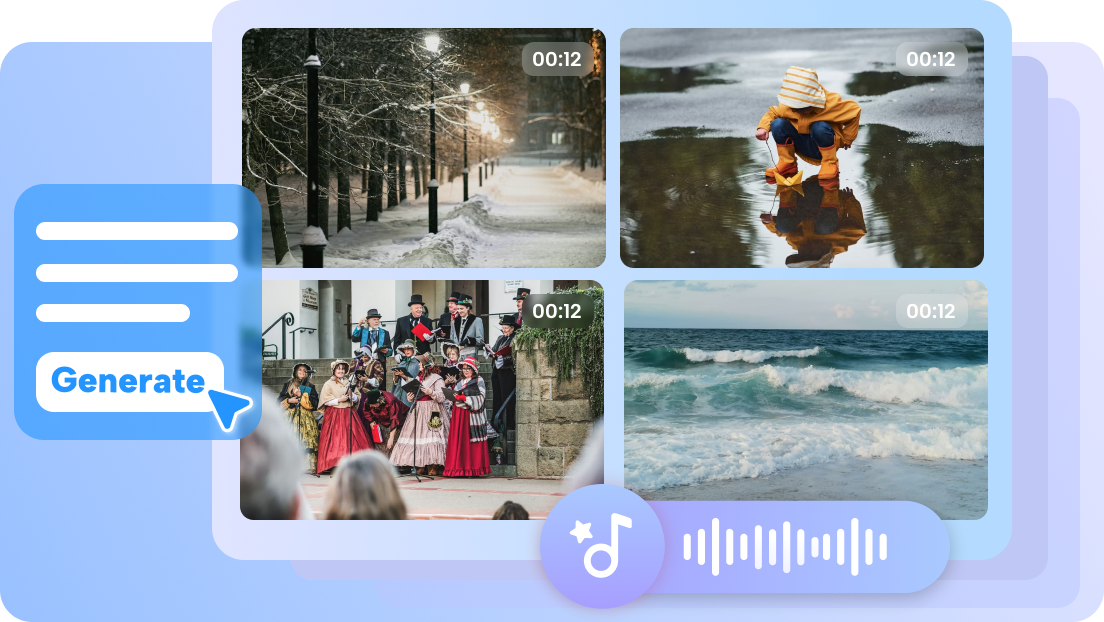 Generate videos from text