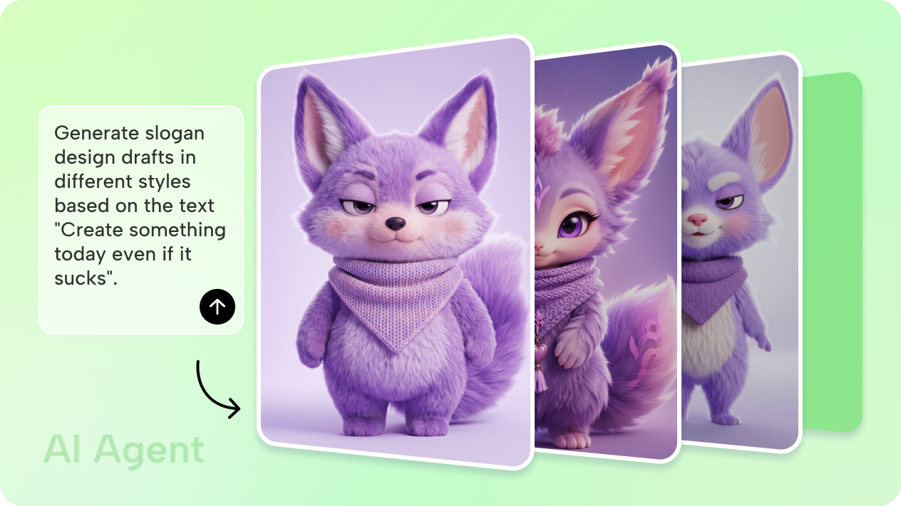 Explore mascot ideas faster with AI Agent