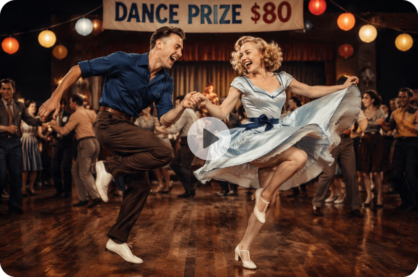 Create dancing clips without editing tools