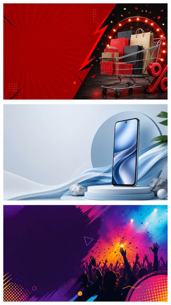 banner design psd mobile hero