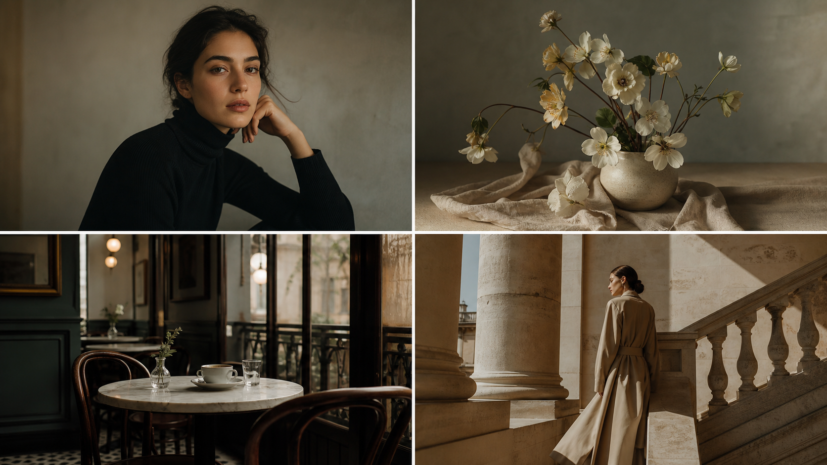 Classic and Aesthetic Photo Prompts example created for Dreamina