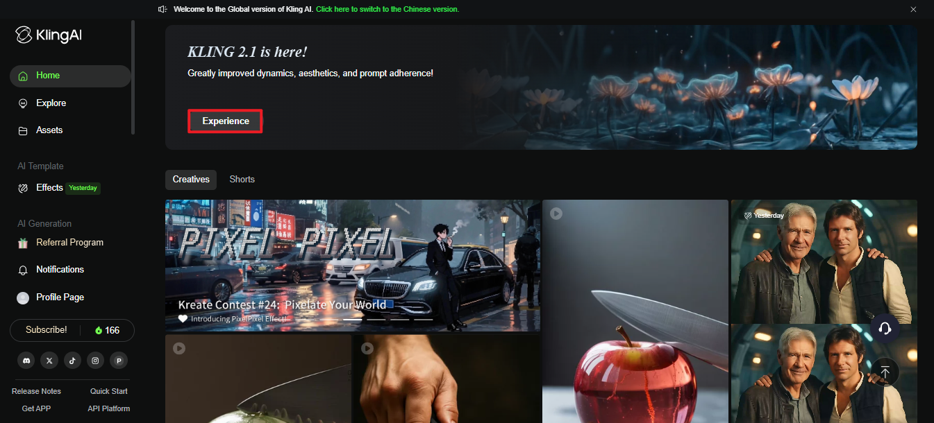 Imagem para vídeo ai Kling