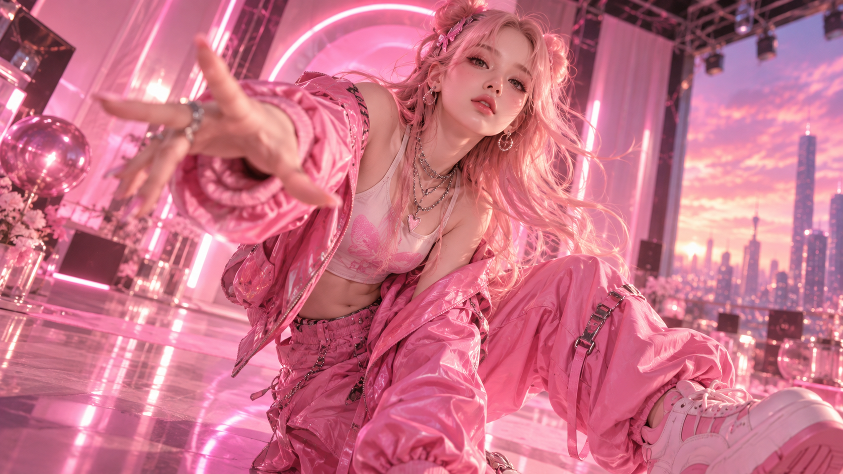 Pink Mode Anime Fashion Pv Video hero image created for Dreamina