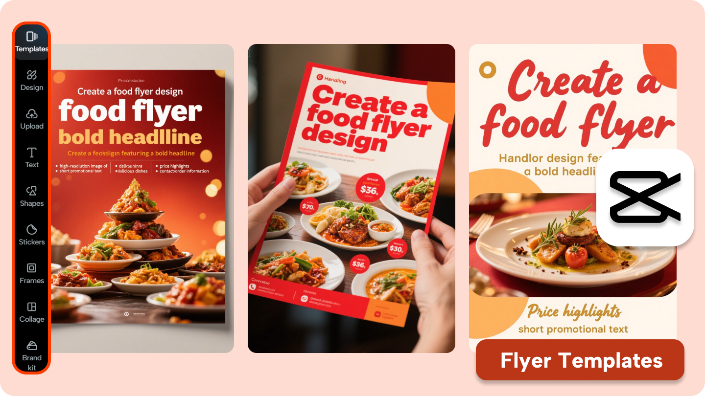 Mga template ng flyer