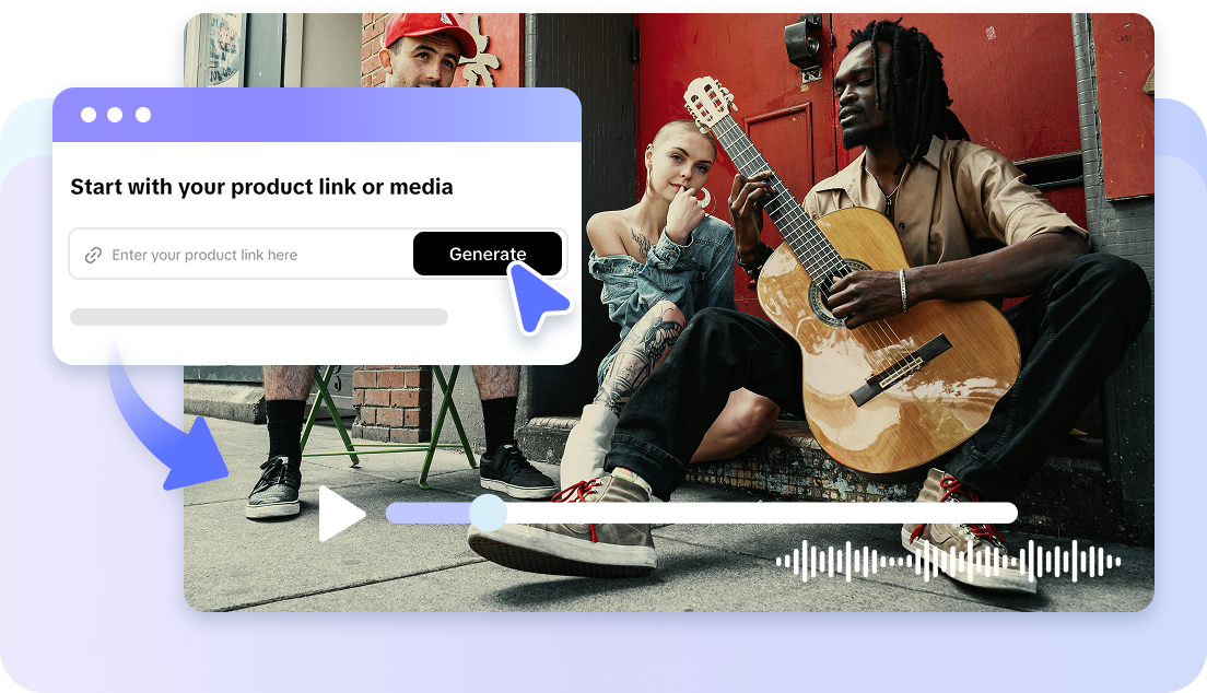 Buat video musik yang menarik hanya dengan satu klik.