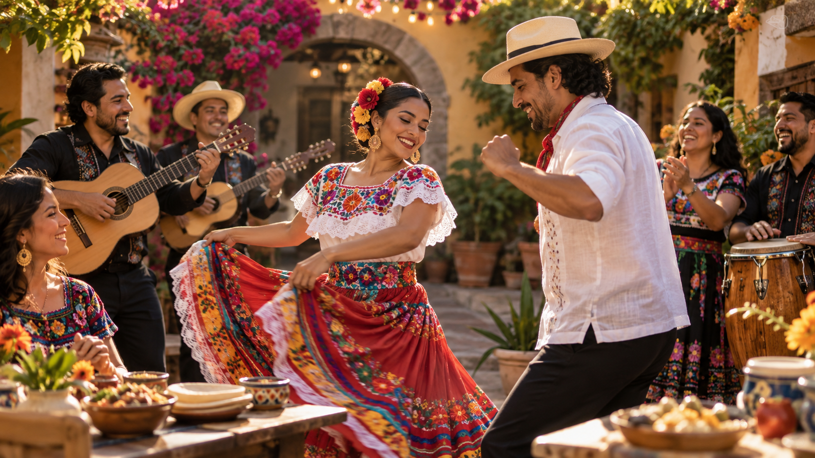 a respectful Hispanic Heritage Month celebration scene shareable prompt result