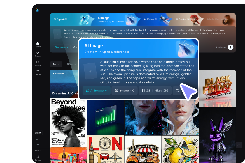 choose creation method and describe your vision