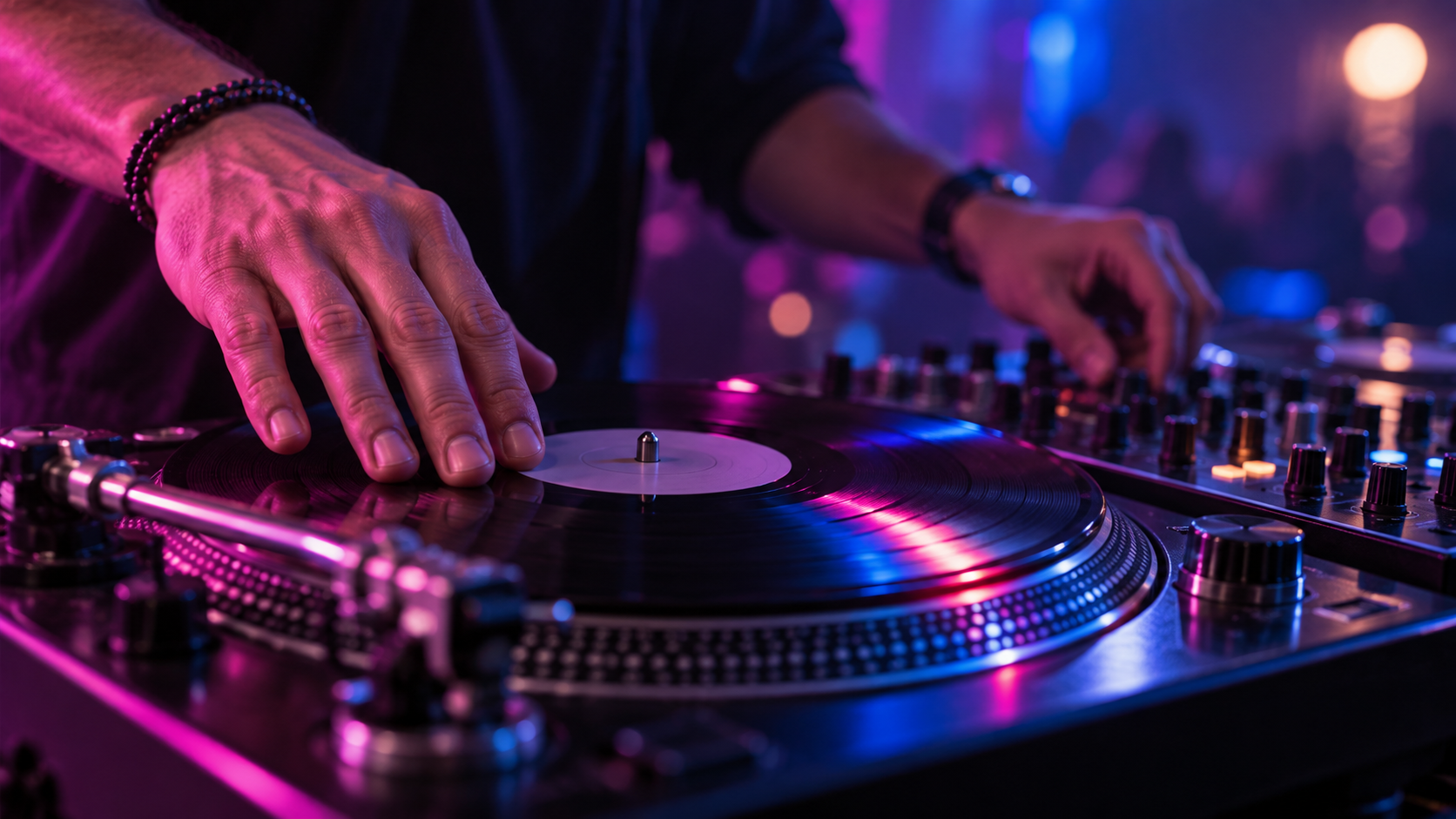 DJ music video: Turntable Detail Pulse