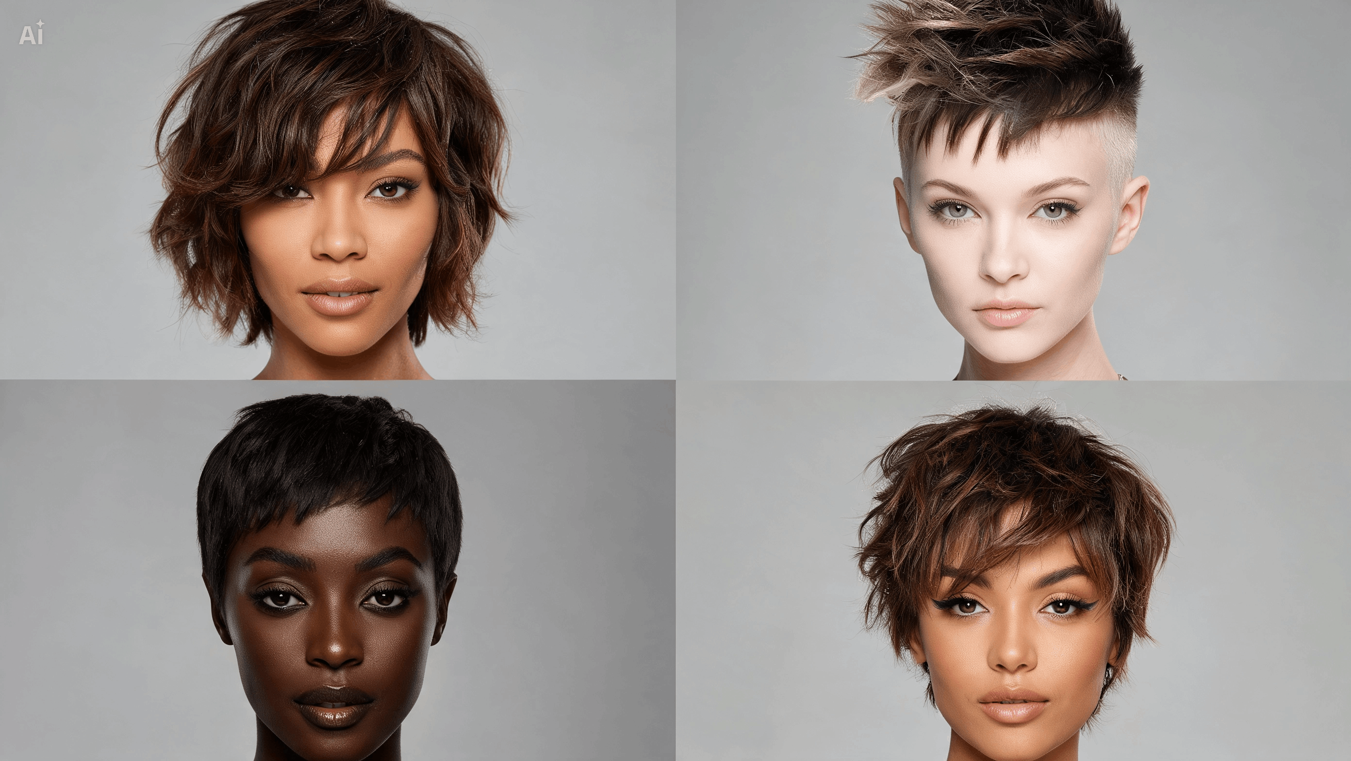 Compare Soft Crop And Edgy Pixie Variations