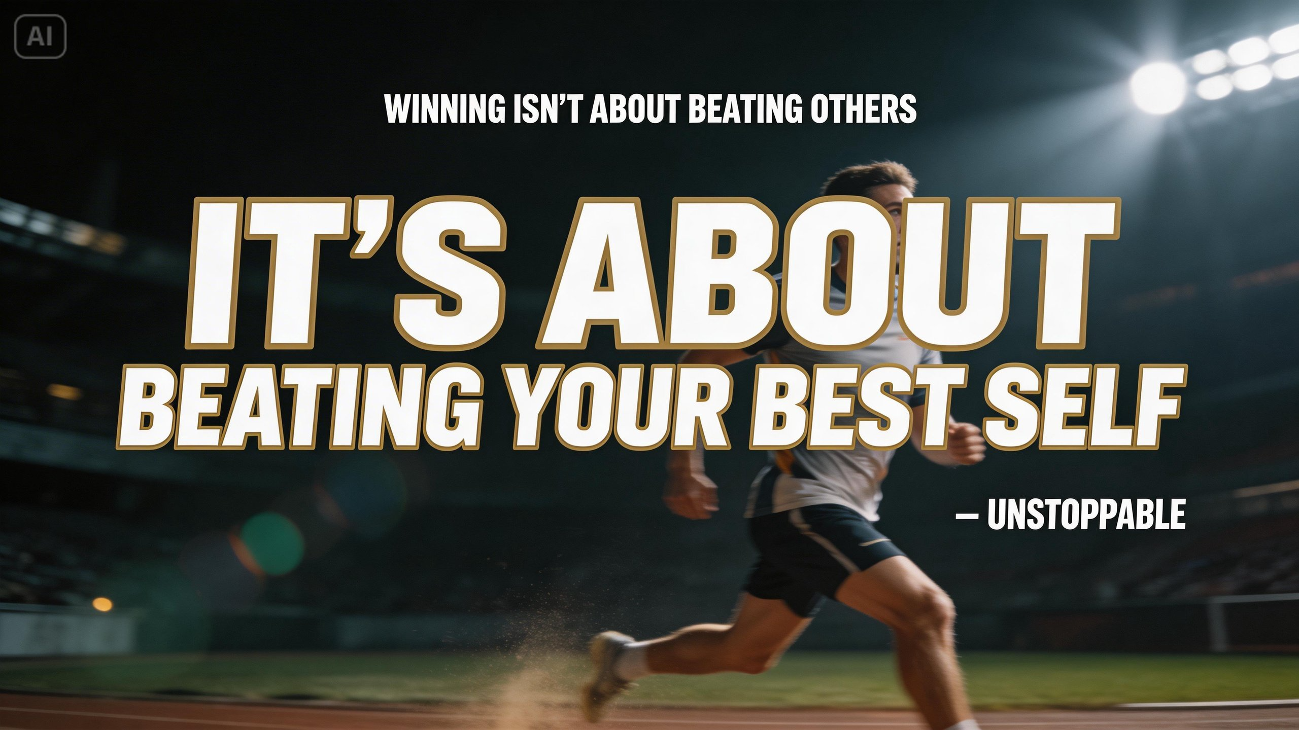 Sports quote graphic