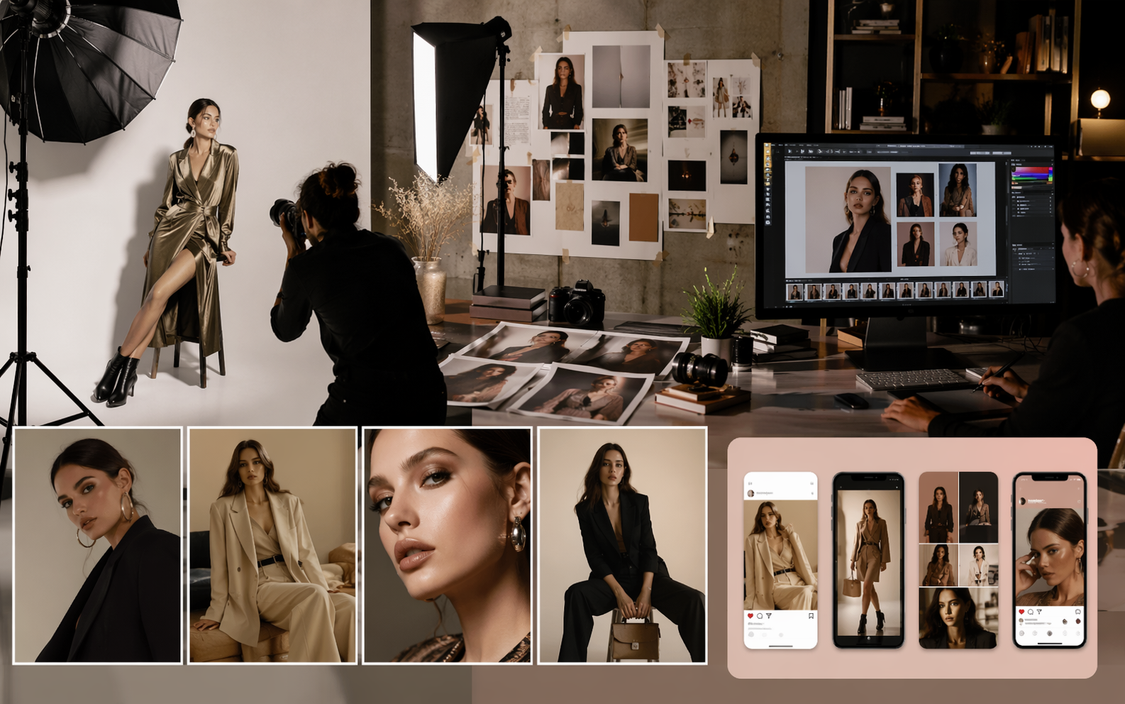 AI Vision Board feature highlight scene 3 created for Pippit marketing visuals