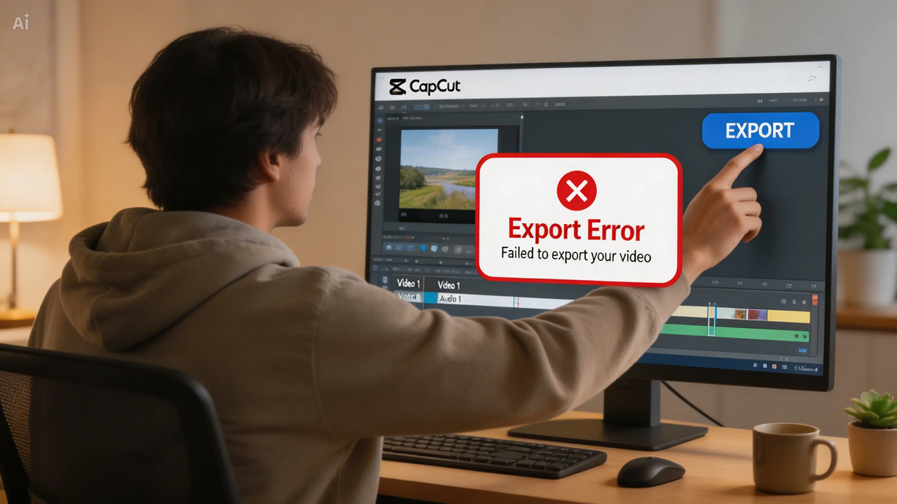 export error on CapCut