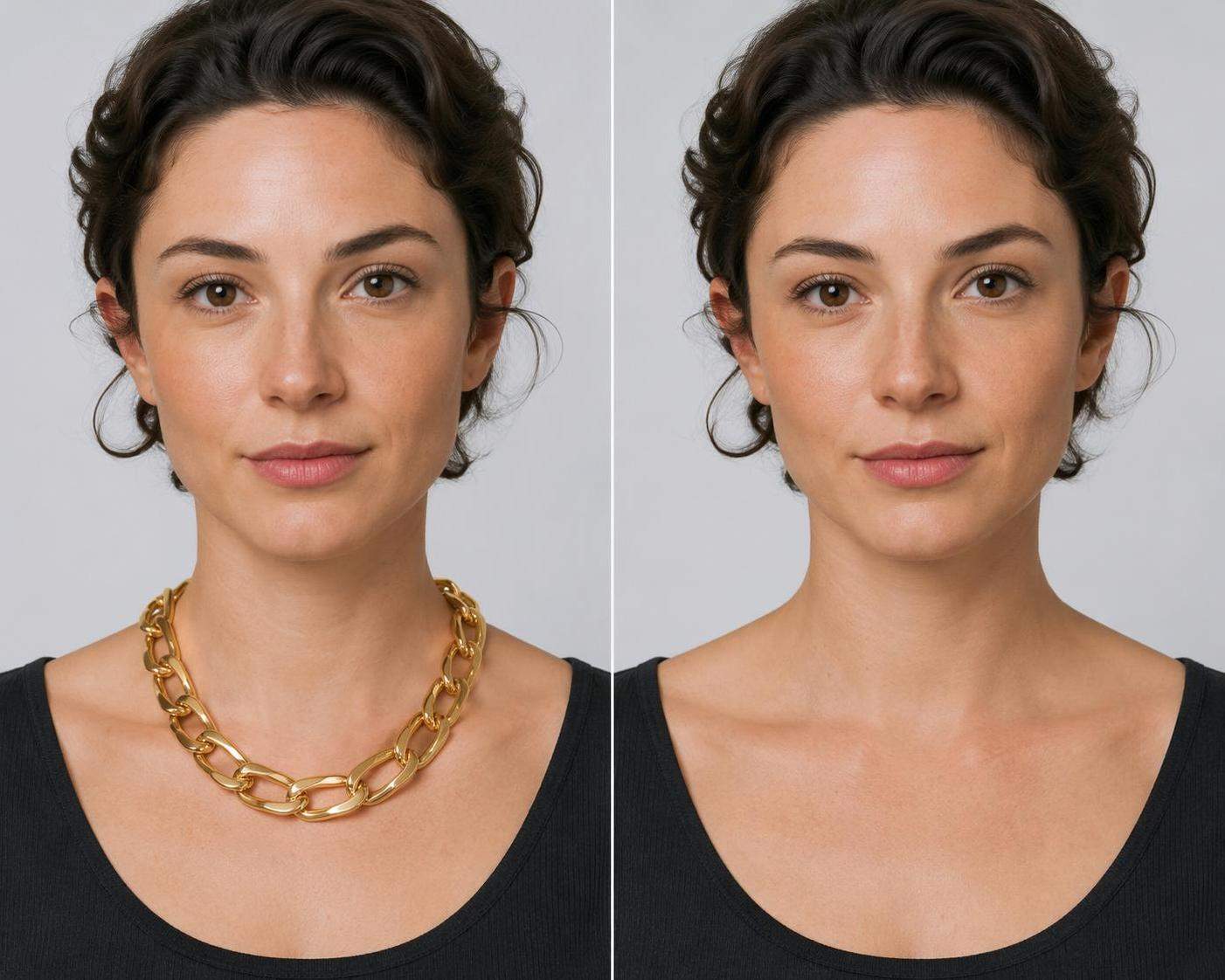 remove necklace from photo visual 4