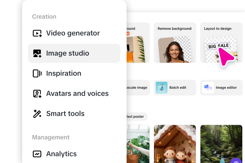 Find the background design for menu card